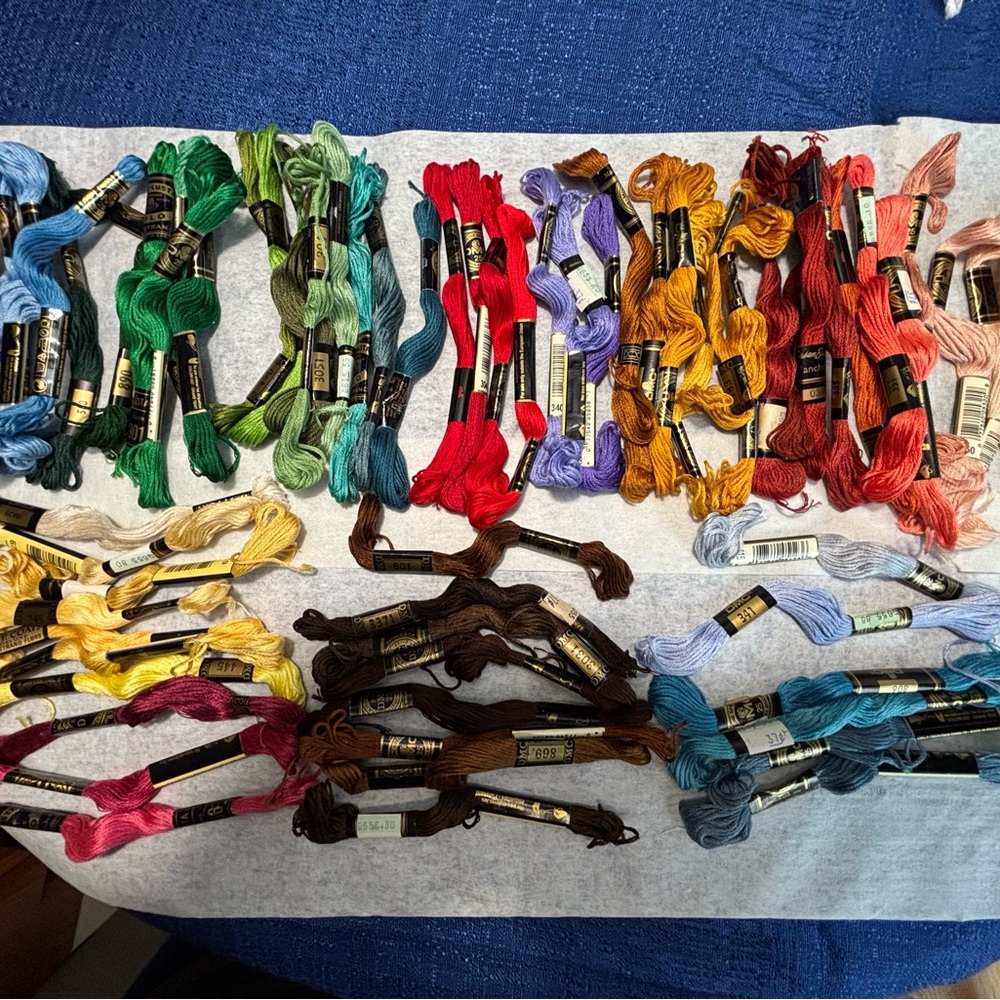(72) Vtg Embroidery floss